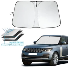 JJMY For Range Rover Sport 2014-2022 Windshield Sun UV Cover Foldable Sunshade