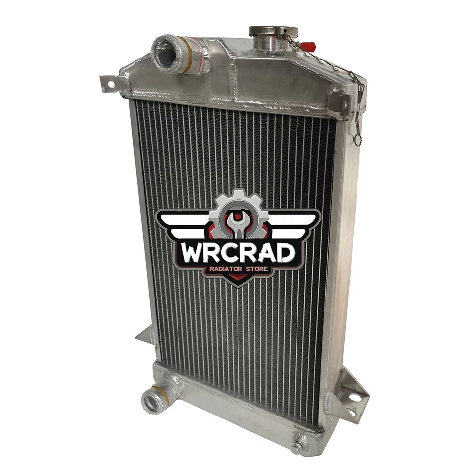 Radiador de refrigeración de aluminio para 1961-1965 1962 1963 1964 Triumph TR4 TR 4 manual Foto 4 de 4