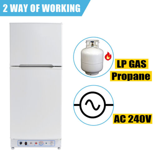 Smad 2 Way / 3 Way LPG/12V/240V Fridge Freezer Caravan Campervan Off Grid Home - Picture 4 of 37