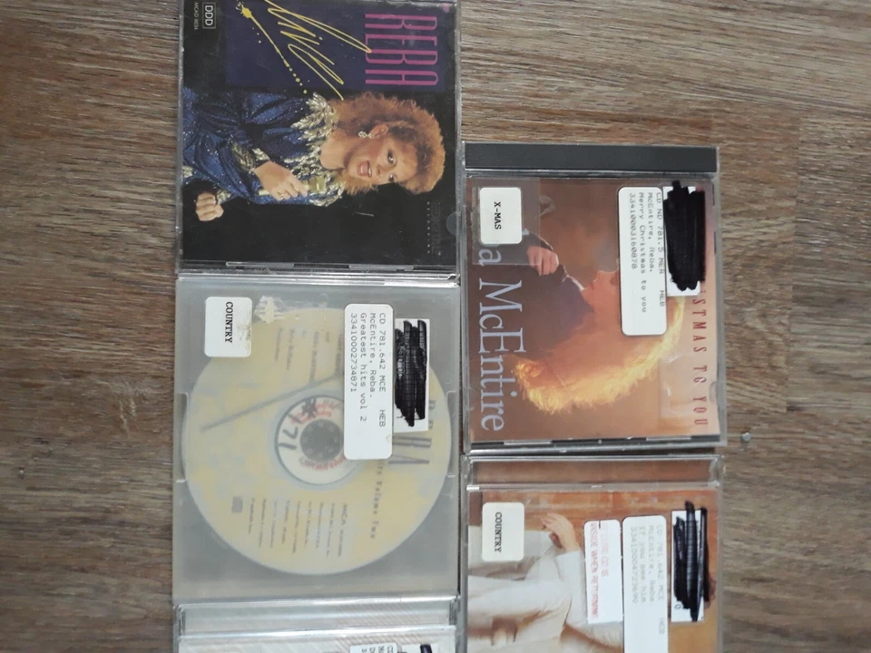 Lot 5 Reba McEntire Country CDs Greatest Hits If You See Him Xmas Live Duets 369 Foto 2 de 4