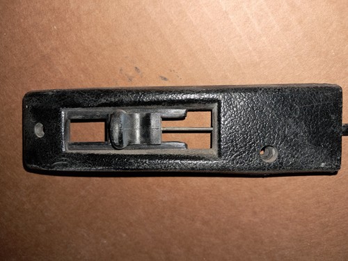 1969 CHEVELLE MALIBU EL CAMINO AC VENT CONTROL CABLE LEVER AND BEZEL - Picture 2 of 2