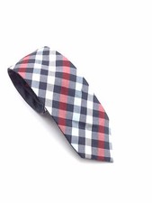  105 Alfani Men S Reversible Gray White Blue Tie Skinny Classic Necktie 58x2.5