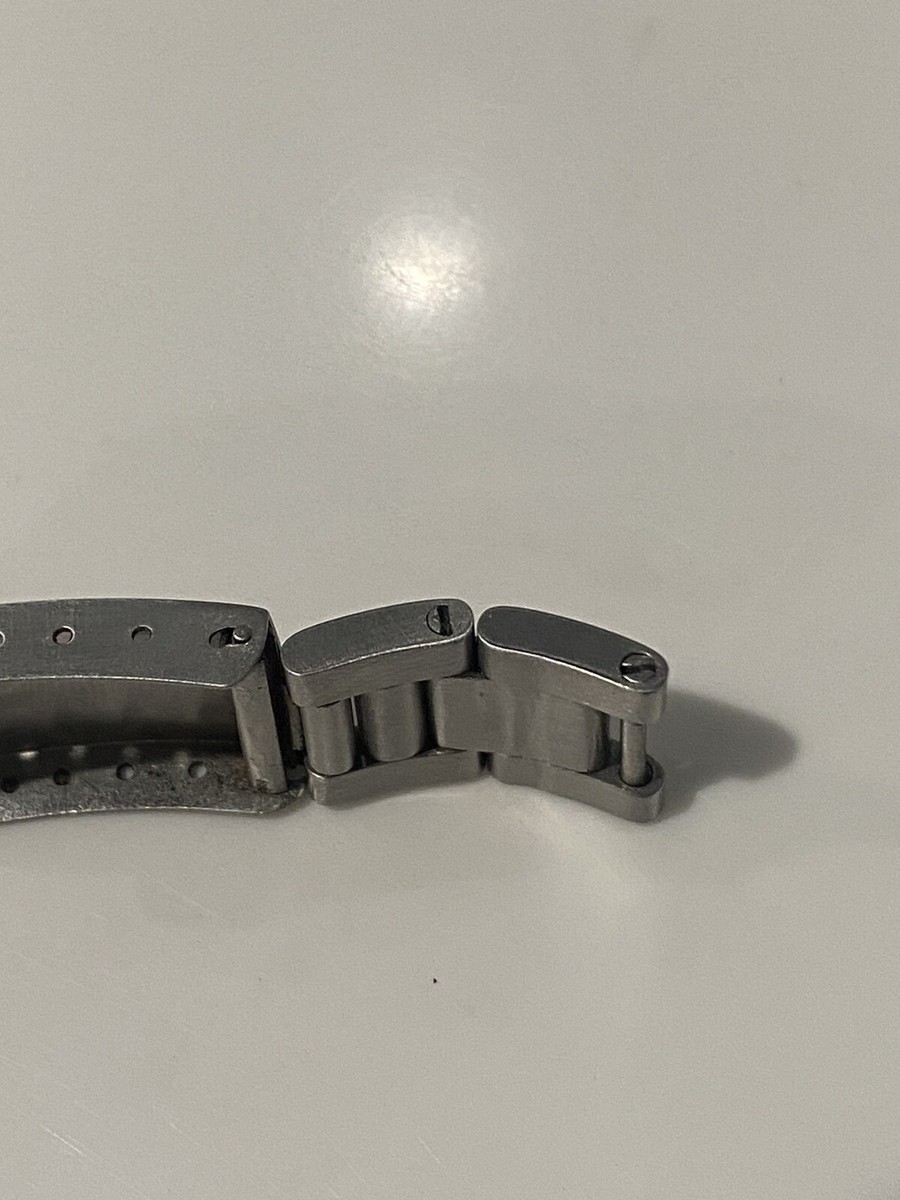 Vintage Rolex Watch Buckle Clasp 15mm End Link & 1 Link 14mm