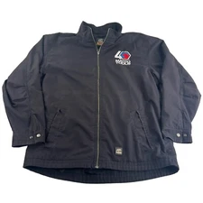 Matco Tools Berne Work Jacket Mens 2XL XXL black Zip Logo 16101