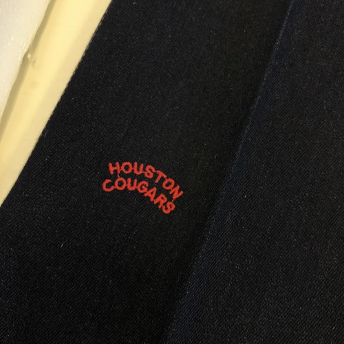 NOS New Vtg 70’s HOUSTON COUGARS Coogs INDIGO Blue Jeans BELL BOTTOMS Pants 14 - Picture 5 of 9