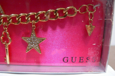 Guess charm best sale bracelet gold