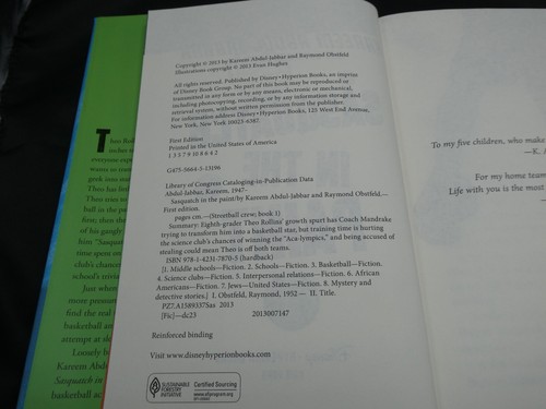 Kareem Abdul-Jabbar Signed 1st ED HB Book JSA #AR54061 Sasquatch In The Paint - Imagen 4 de 11