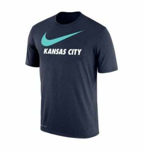 Nike Mens Kansas City Swoosh Shirt - Navy Blue S