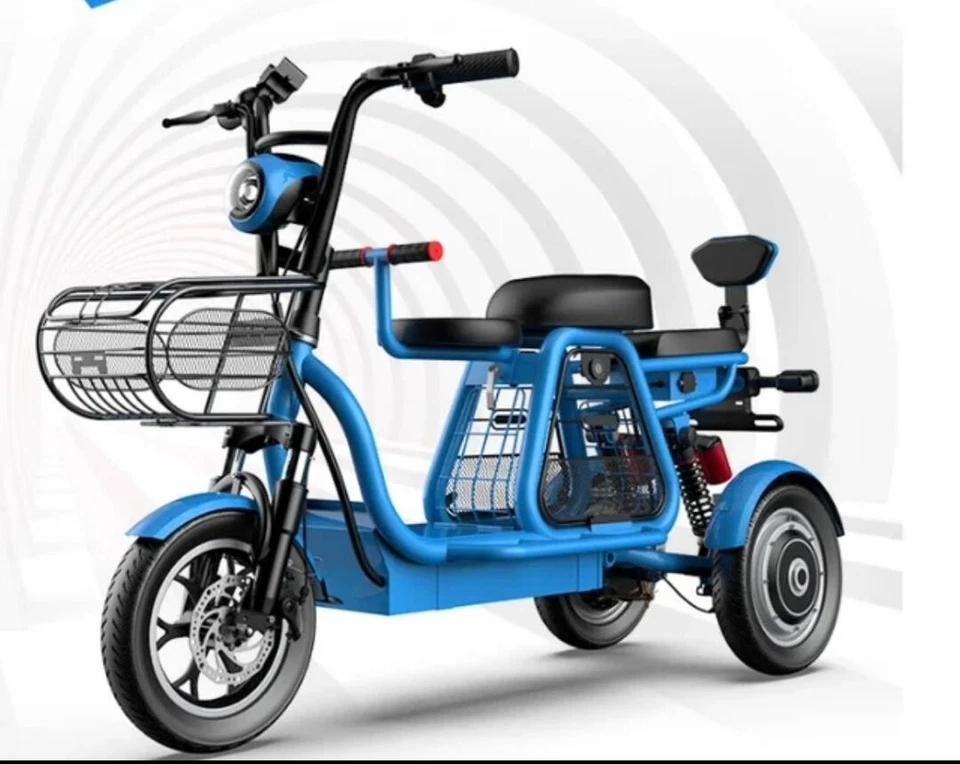 Dreirad Elektrische Scooter, Mutter - Kind oder Senioren Fahrrad, Sehr Praktisch - Bild 3 von 4