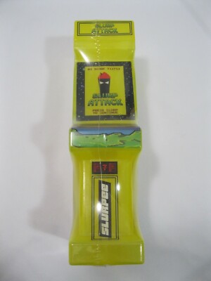 Yellow Slurpee 7 Eleven Slurp Attack Arcade Video Game Shaped Cup  7/11 New