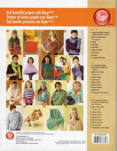 I taught myself Knitting ©2014 Boye Craft Learning Paperback Book 361698000M - Picture 5 of 5