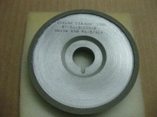 Diamond Grinding Wheel 15A9 Saucer 100 mmx9/16"x20 mm Key Way Arbor 150 Grit T37