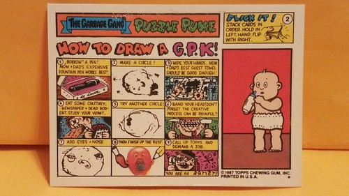 1987 Topps Garbage Pail carte adesive per bambini (a scelta) - Foto 183 di 364