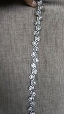 NIB M J Trim -rhinestone trim yard For Wedding Dress Belt, Decorations