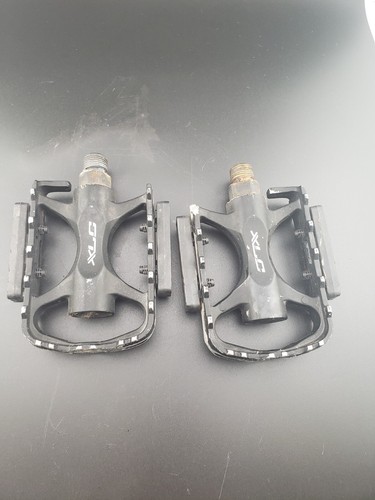 WELLGO LU-C29 9/16 BICYCLE PEDALS HYBRID MTB ALUMINUM ALLOY BLACK - Picture 2 of 7