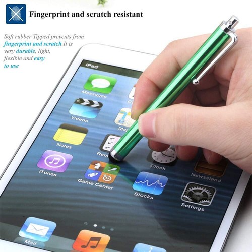 10x Penna stilo touch screen metallo disegno per iPhone Samsung iPad Tab Kindle - Foto 5 di 12