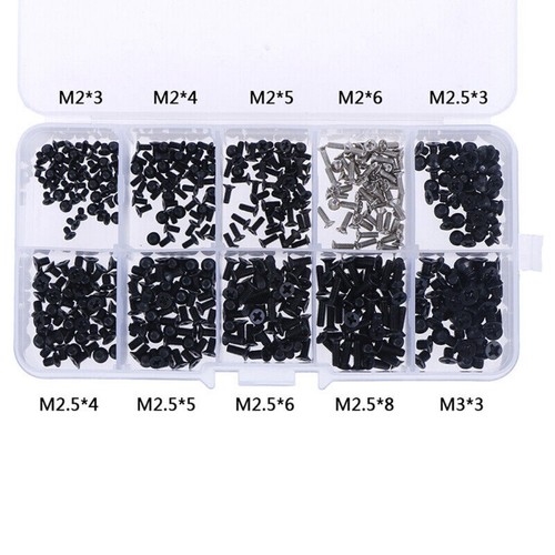 500pcs Laptop Computer Screws Set Universal screw M2 M2.3 SH - Afbeelding 8 van 10