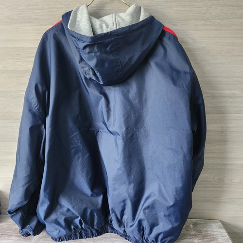 Puma Mens Vintage Cleveland Indians Reversible Jacket Y2k Wahoo Logo Blue Gray - Picture 9 of 24