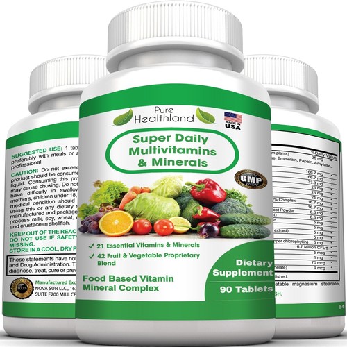 Super Daily Multivitamin Supplement for Men, Women and Seniors Over 50. Best ... - Picture 2 of 8
