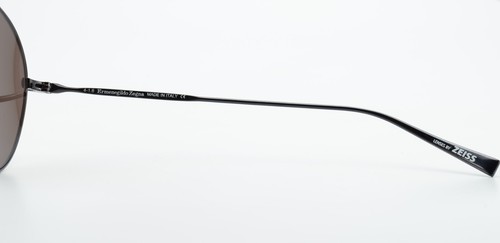 ZEGNA Gafas de sol EZ 0033 08J 57-17 145 3 Hombre Titan ZEISS Lentes Pilot + Estuche - Imagen 8 de 13