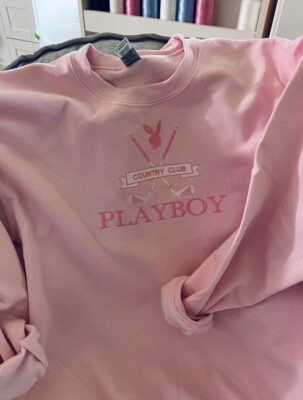 Custom Embroidery ~ Playboy Bunny Golf 