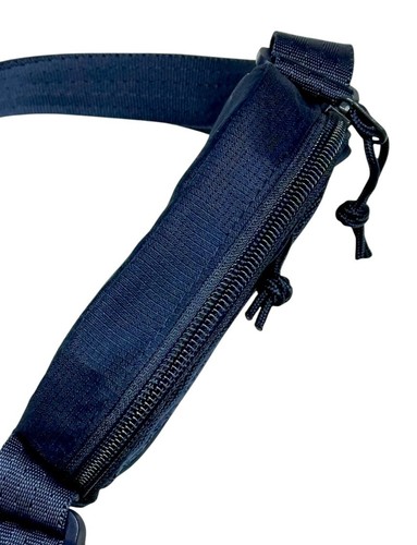 Borsa/borsa a tracolla Adidas Festival - tasche con zip - blu navy e bianca nuove etichette - Foto 5 di 12