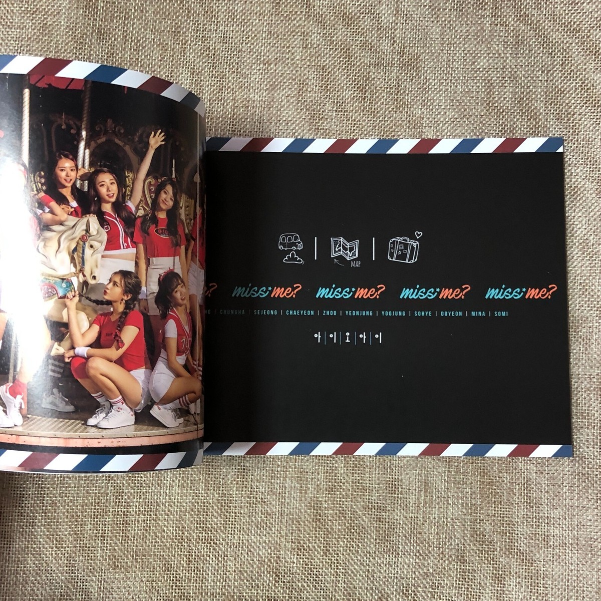 I.O.I HAND SIGNED #2 [ Miss Me? ] 2nd Mini Album Autographed / NO
