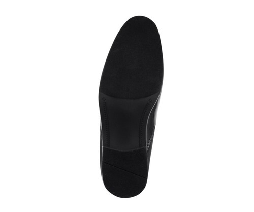 Amali Mattia Mens Slip On Patent Tuxedo Loafers with Satin - Picture 26 of 32