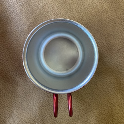 Starbucks 3 oz. 89 ml mini taza de café espresso rojo metal inoxidable 2017 - Imagen 8 de 10