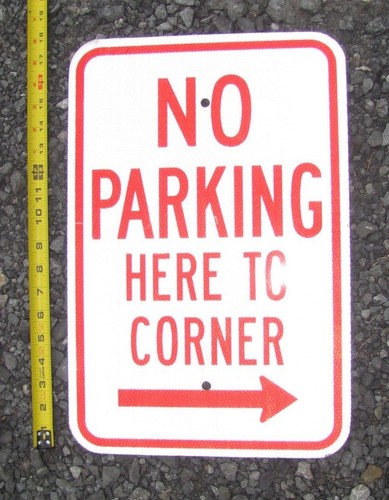 12 Zoll x 18 Zoll 2 KEIN PARKEN American Highway Road Warnschilder (A) - Bild 5 von 9