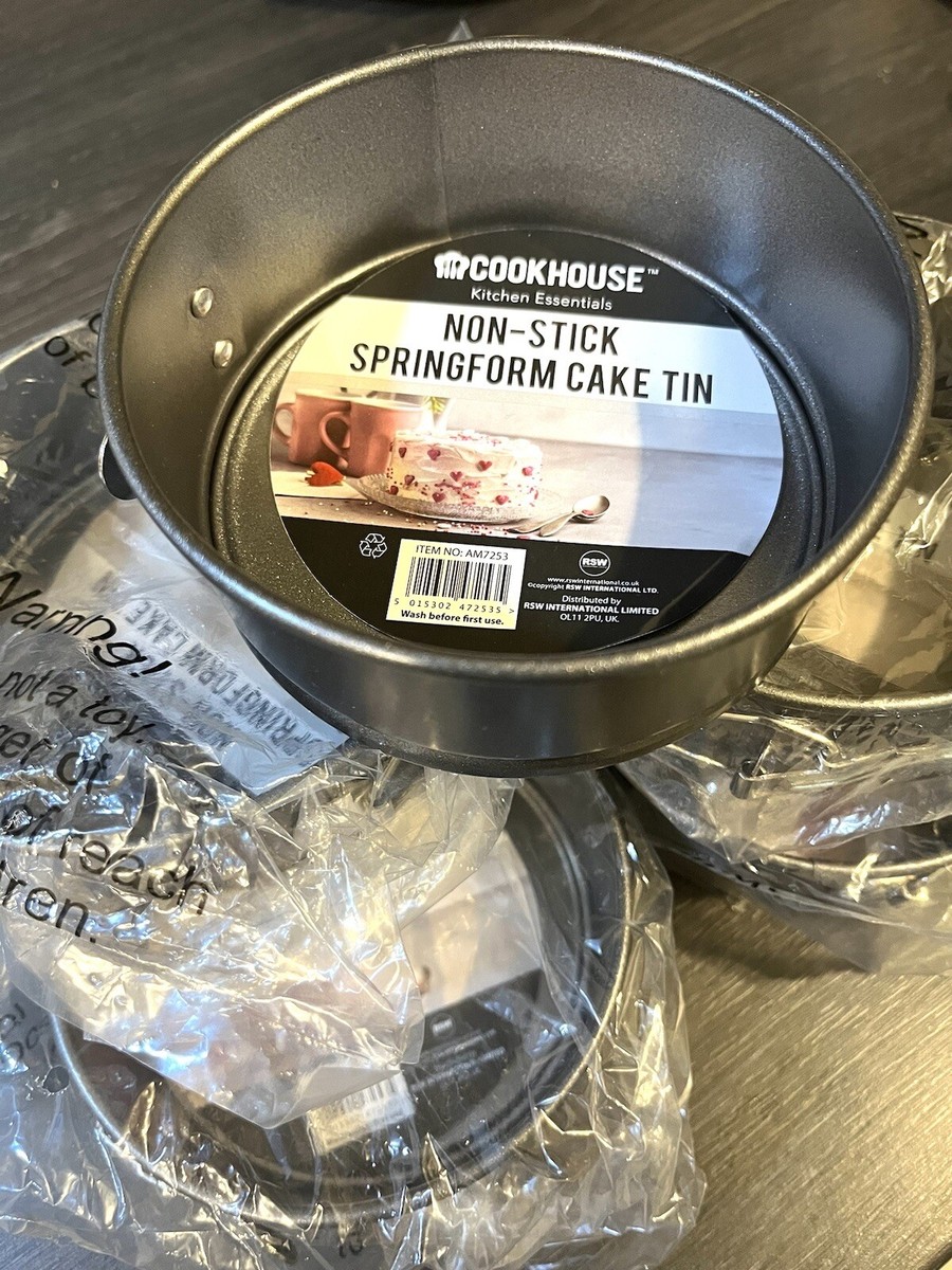 Cookhouse 5” Non Stick Springform Cake/cheese Cake Tins X UK