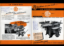 NANTES (44) MACHINES à BOIS pour MENUISERIE "SATEM / J. GUILLET" Tract vers 1950
