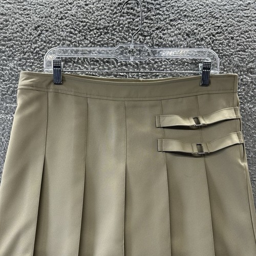 French Toast Skort Girls Size 18 Khaki Pleated Adjustable Waist Scooter Skort - Picture 6 of 16