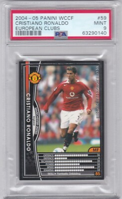 WCCF  2004～2005 PSA9 2004-05 PANINI WCCF #59 CRISTIANO RONALDO RC ROOKIE. | eBay