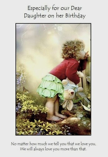 NUEVO Especialmente para NUESTRA Querida Hija Cumpleaños Tarjeta A5 Cumpleaños Amor Especial - Imagen 1 de 5