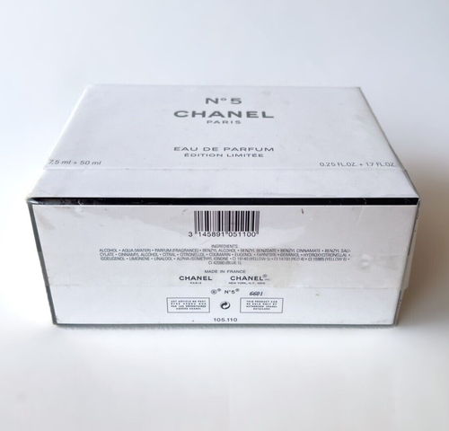 CHANEL No 5 Eau de Parfum Edition Limitee (7.5 ml/0.25 + 50ml/1.7 oz) & Funnel - Picture 6 of 7