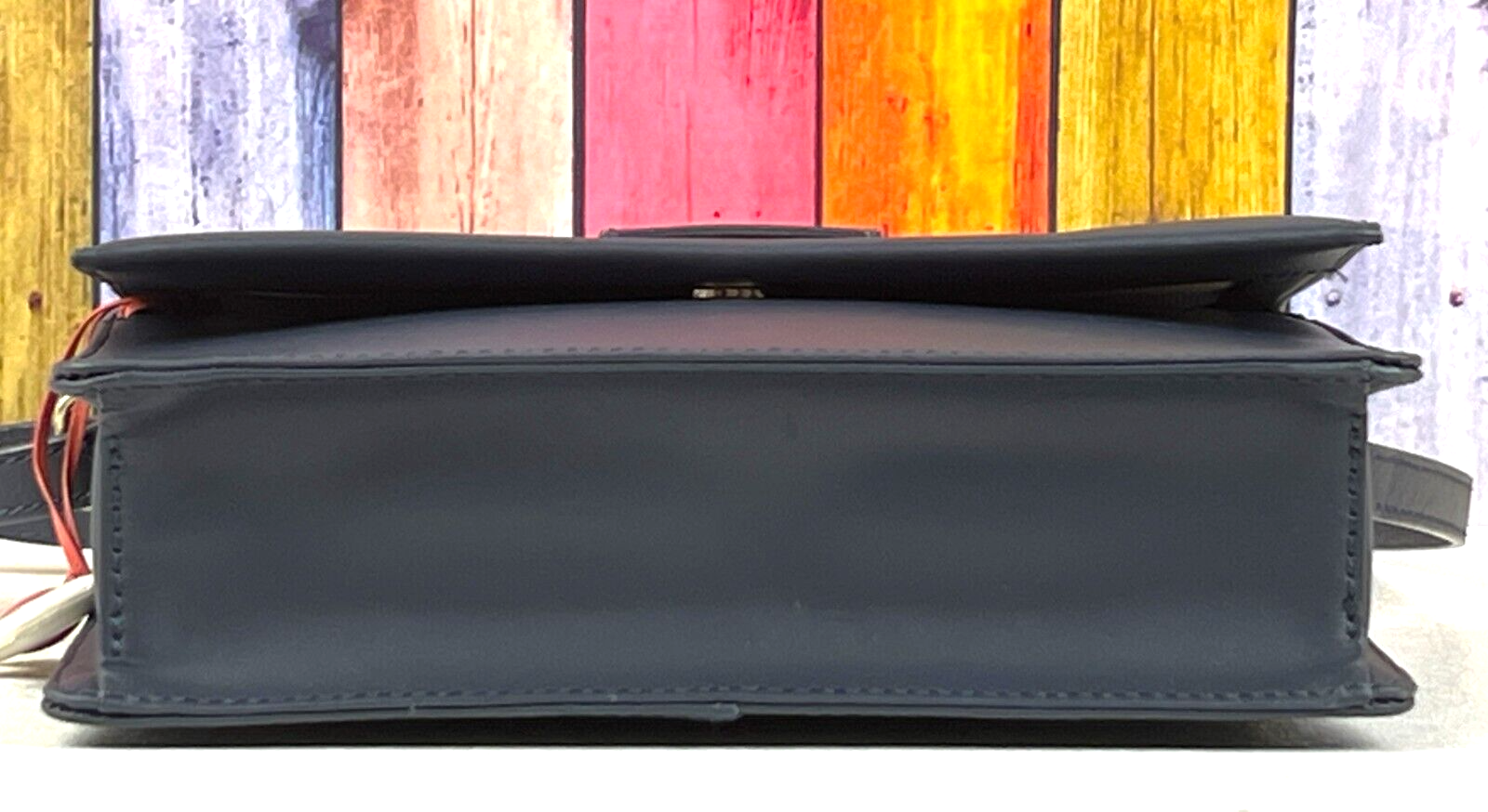 Radley Ink Blue Structured Leather Small Cross Body Bag or Shoulder Bag Used eBay