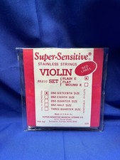 Super-Sensitive 1/16 Size Violin Stainless Steel Set SS210 Made in USA