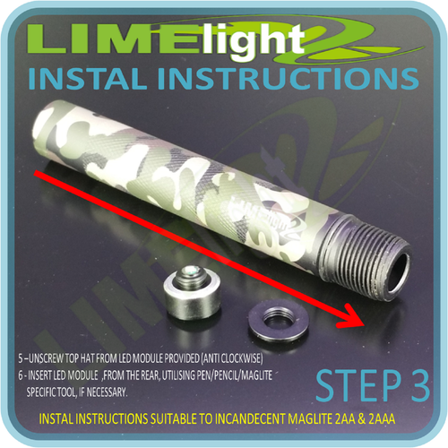 MAGLITE MINI 2AAA LED UPGRADE INC SWITCH ASSEMBLY REFLECTOR 247lm DIMMABLE BULB - Picture 8 of 10