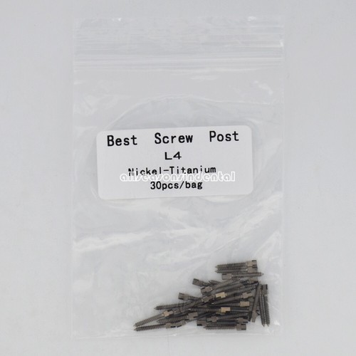 30/120/240Pcs Dental Root Canal Pins Conical Screw Posts Gold Plated/Titanium/SS - Picture 98 of 129