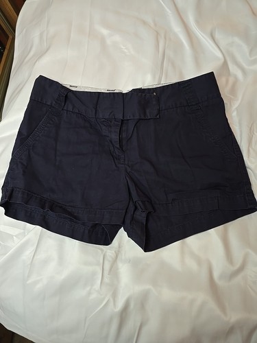 J. Pantaloncini donna Crew Broken In Chino blu kaki taglia 2 - Foto 2 di 12