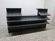 Tresen 2,4m anthrazit Zeitungsladen Tegometall Theke Verkaufstresen Kiosk Spati