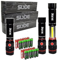 3 Pack Nebo Slyde 250 Lumen Led Flashlight/worklight 6156 And 12 X Edisonbright on sale 3 Pack Nebo Slyde 250 Lumen Led Flashlight/worklight 6156 And 12 X Edisonbright on sale