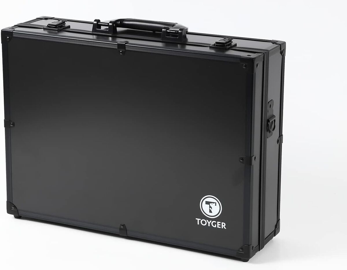 TOYGER CEO Storage Aluminum Black Attache Card Case over TOYGER CEO Storage Aluminum Black Attache Card Case over