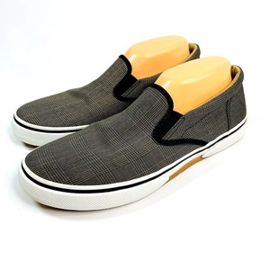 sperry canvas slip on