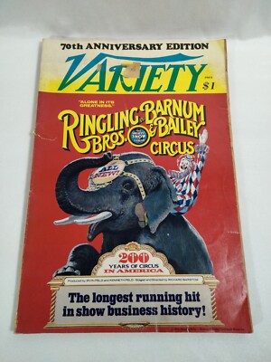 1975 Variety Ringling Bros. & Barnum & Bailey 1975 200 Years of Circus Vintage 