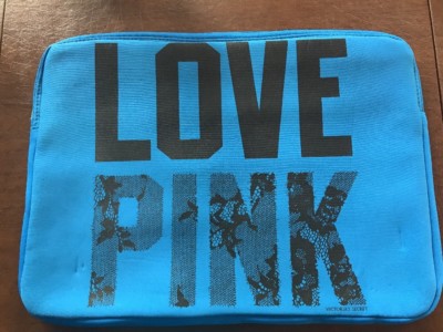Victorias Secret LOVE PINK Laptop Sleeve 11”x15” Zipper Case Bag ...