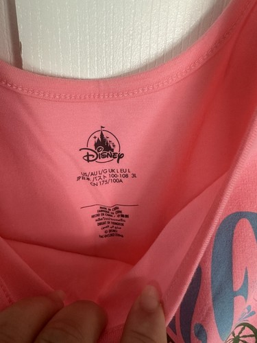 Disney Parks Sleeping Beauty Graphic Romper Pink Women's Size Large Disneyland - Picture 4 of 4
