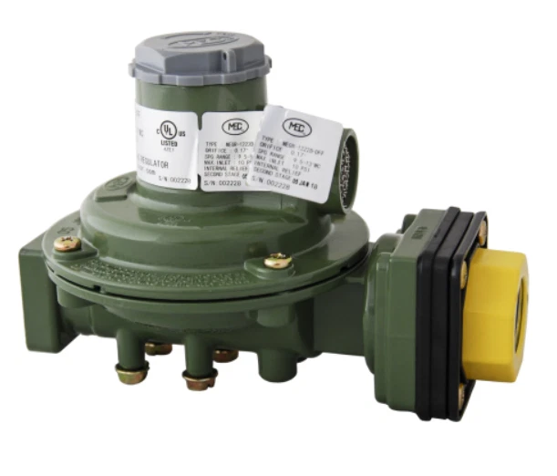 MARSHALL EXCELSIOR MEGR-1222D-BAF Propane Regulator Dielectric Compact Second Stage 1/2 FPT NPT