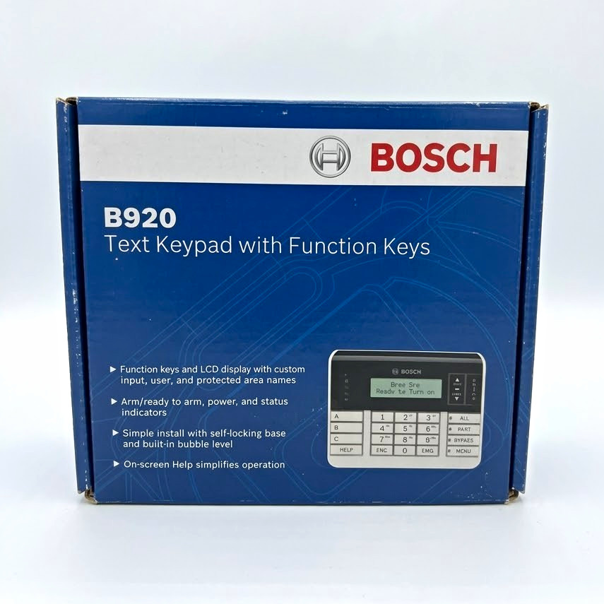 Bosch B920 2-Line Alphanumeric Text Keypad with Function Keys SDI2 NEW